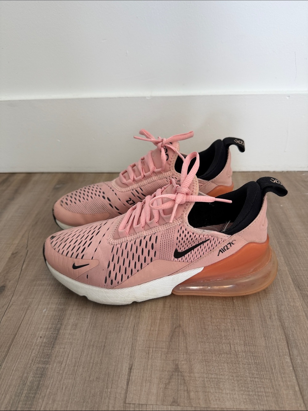Nike Women’s Air Max 270 Pink and Black Sneakers
